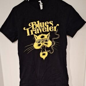Blues Traveler Black and Yellow Graphic T-Shirt